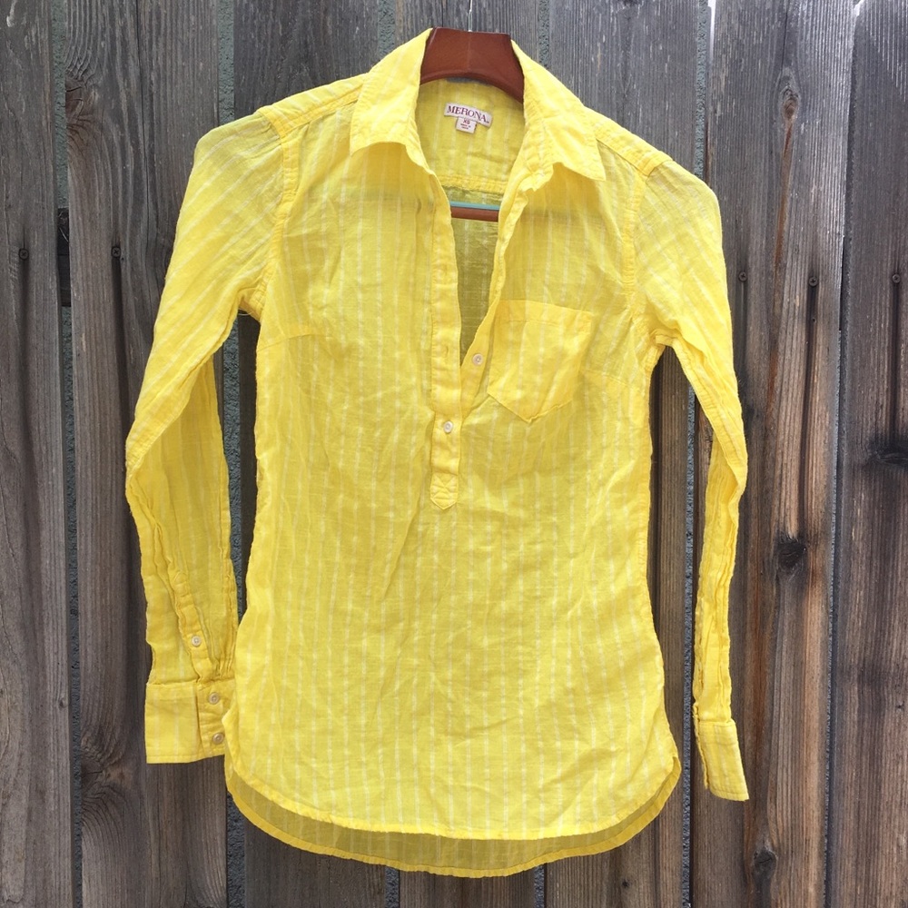 Merona Yellow Top